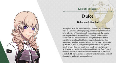 Fire Emblem: Dulce Profile Card
