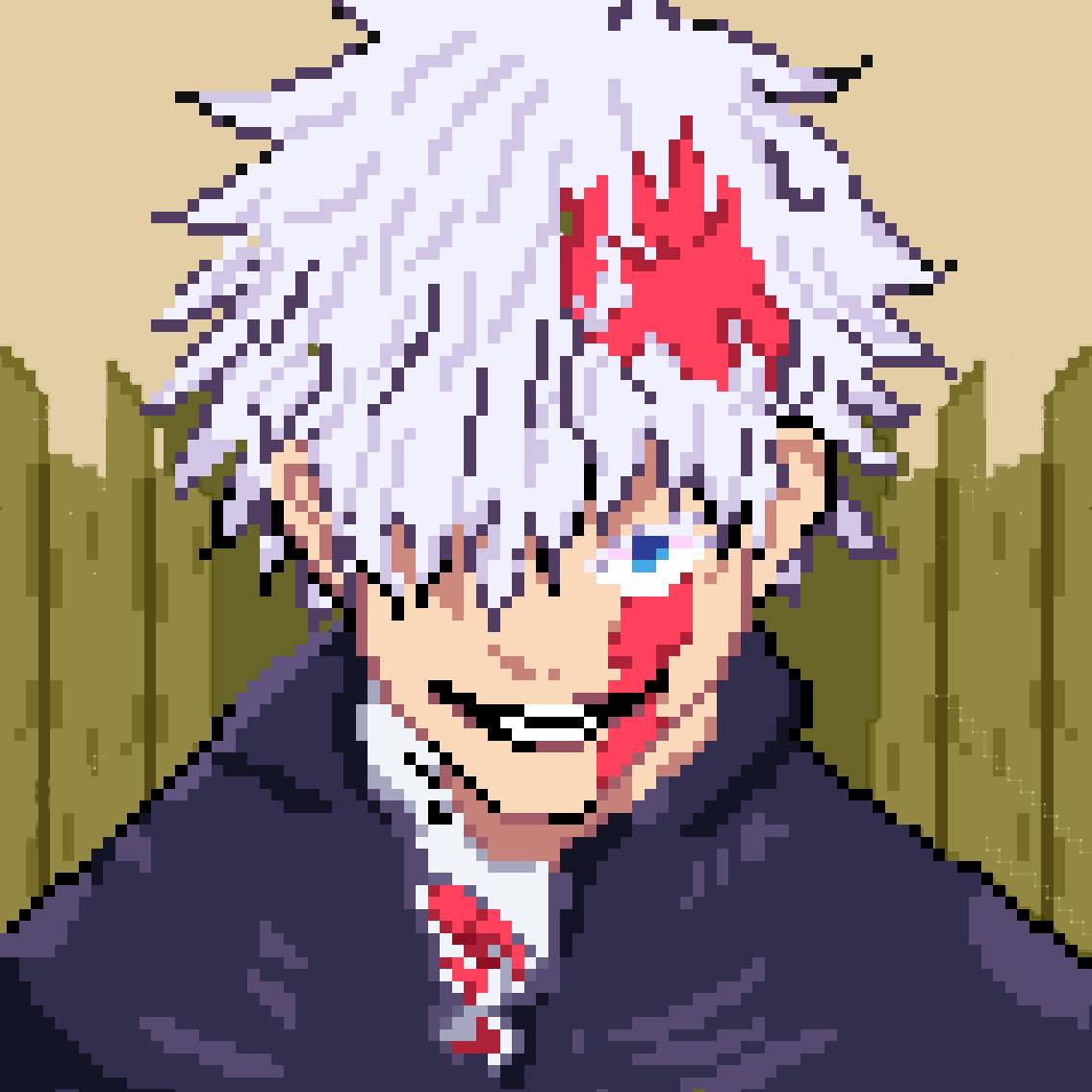 Gojo Satoru Pixel Art By Dxkkusagama On DeviantArt gojo-satoru-pixel-art-by-dxkkusagama-on-deviantart