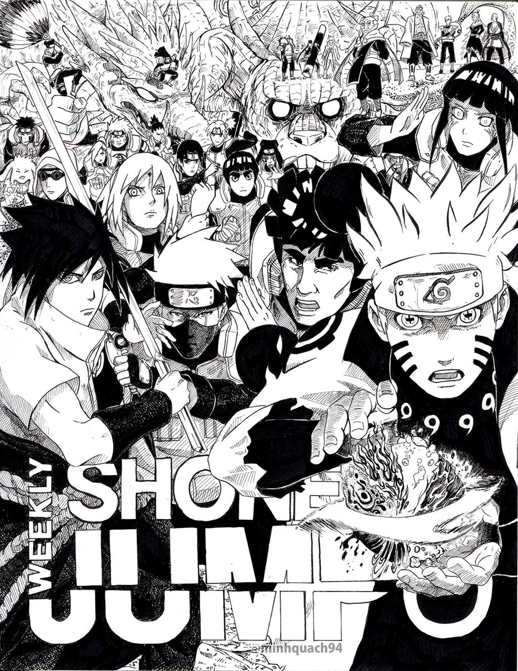 Shonen Jump Naruto cover entry [scan version]