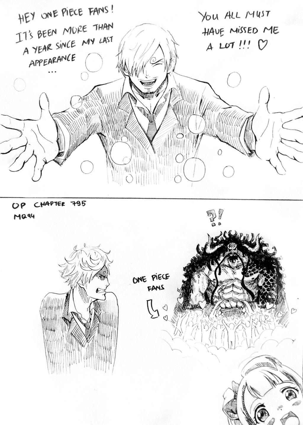 One Piece Chapter 795 Kaido And Sanji By Minhquach94 On Deviantart One Piece Chapter 795 Kaido And Sanji By Minhquach94 On Deviantart