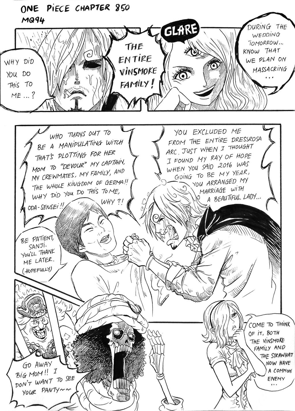 One Piece Chapter 850 Don T Give Up Sanji By Minhquach94 On Deviantart
