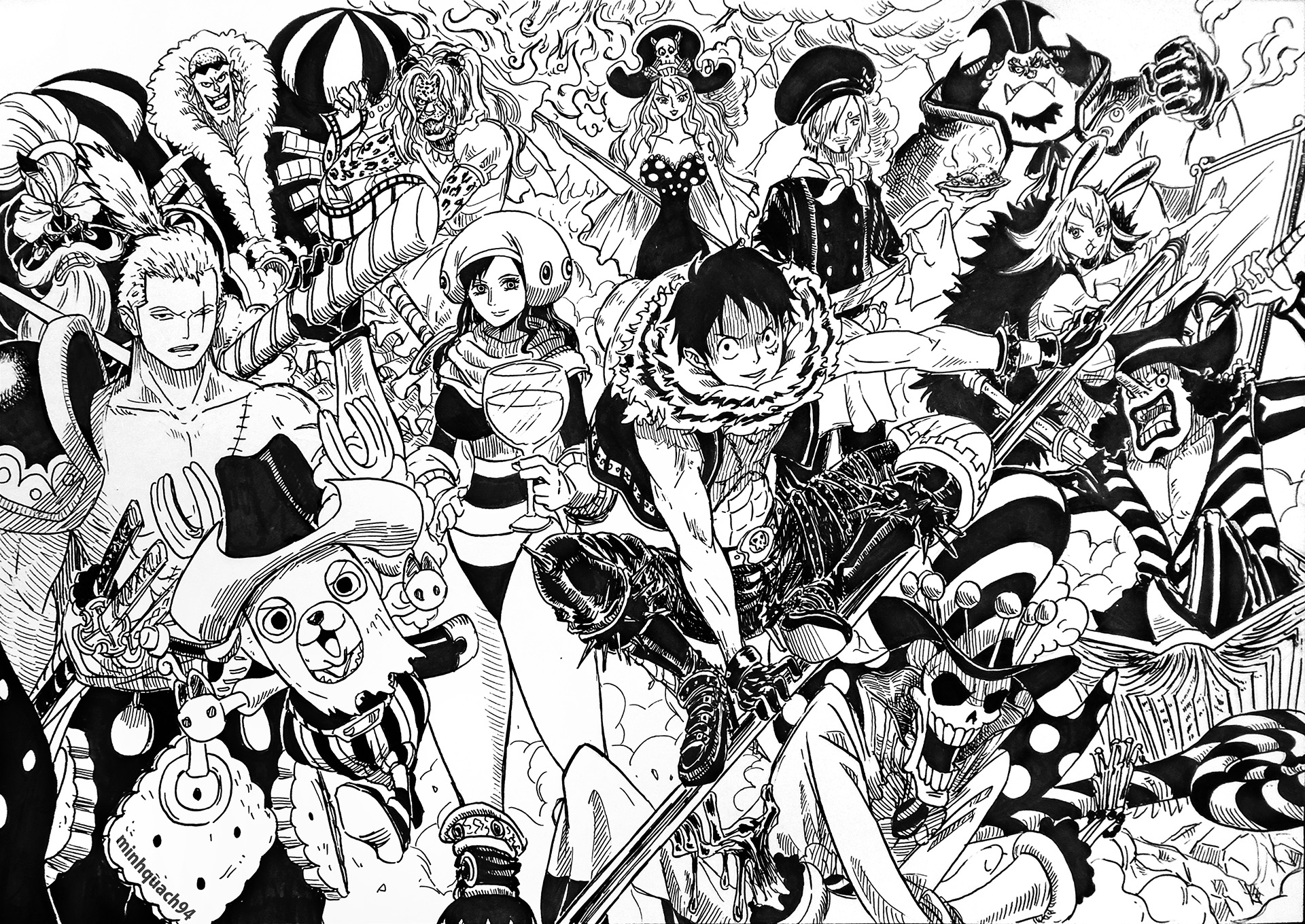 Straw Hats As Big Mom Pirates By Minhquach94 On Deviantart