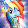 Smug as Rainbow Dash