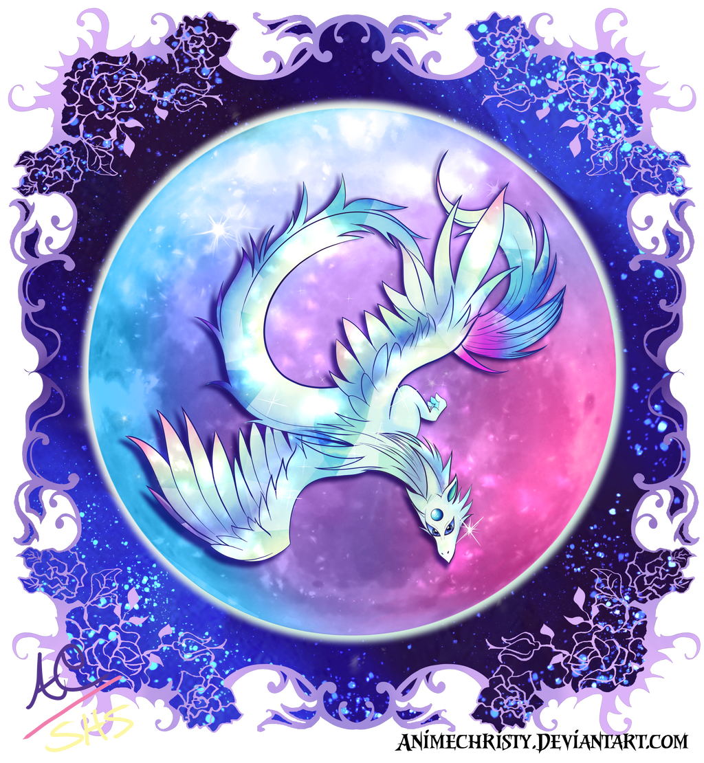 Lunar Crystal Dragon by Animechristy on DeviantArt