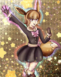 Super star Eevee by Animechristy