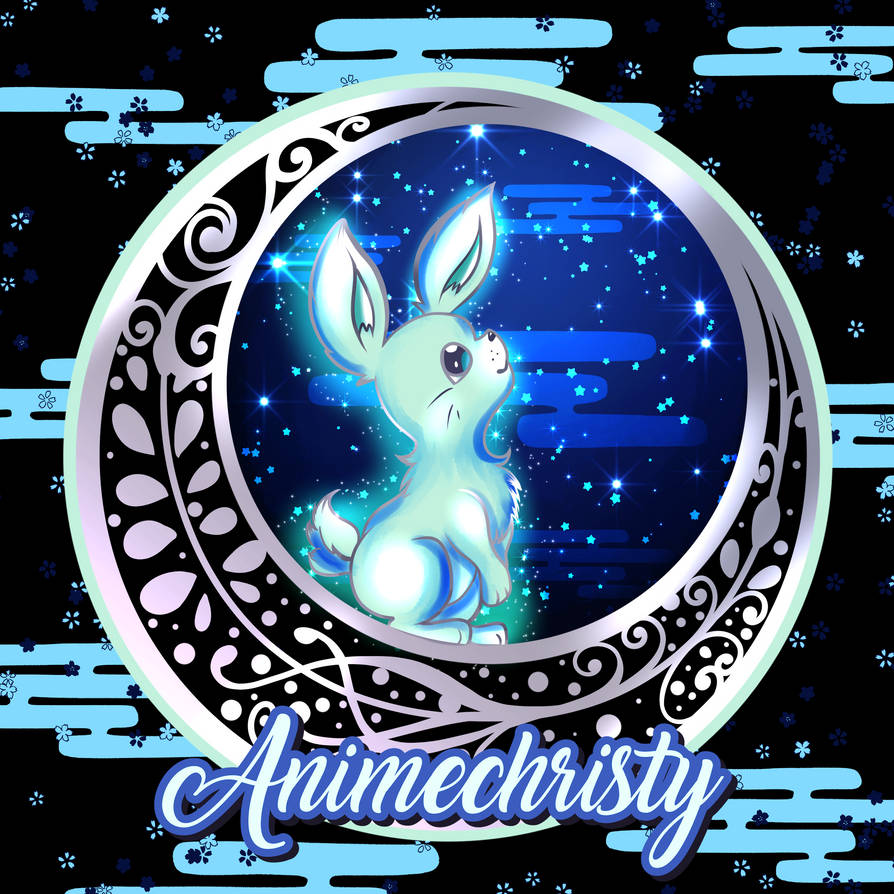 Rabbit in the Moon by Animechristy on DeviantArt