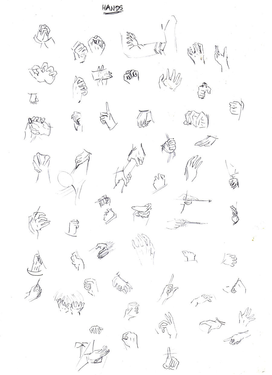 different hand positions by M-Umi on DeviantArt