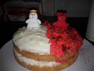 Good v Evil cake