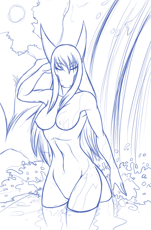 Crystal Water Sketch WIP