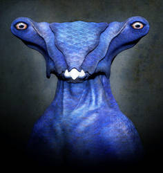 Hammerhead Alien Bust