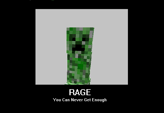 Minecraft Rage by TriEchidna on DeviantArt
