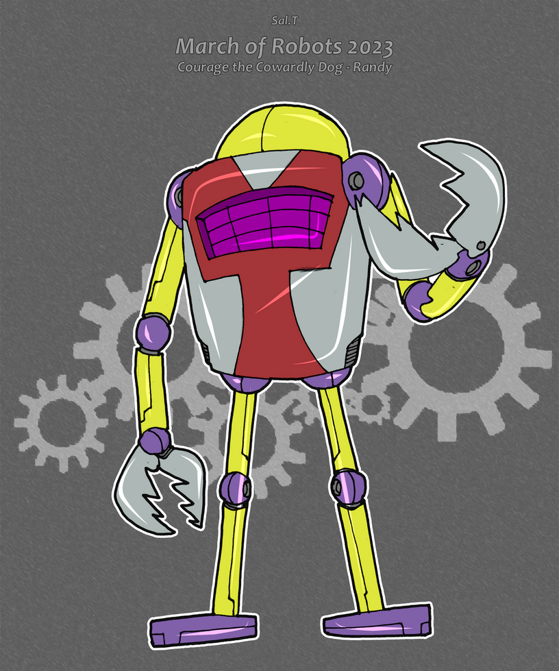 Randy - March of Robots 2023 Day 16 by Magneum on DeviantArt