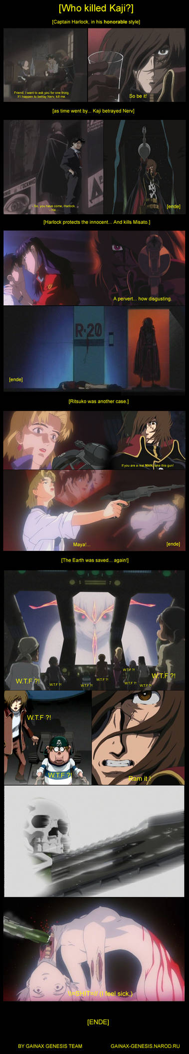 Who Harlock Killed Kaji by Mizukami999
