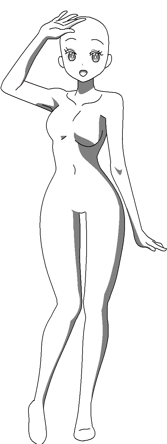 pic Cute Female Art Bases cute anime girl base by reimonosashi on