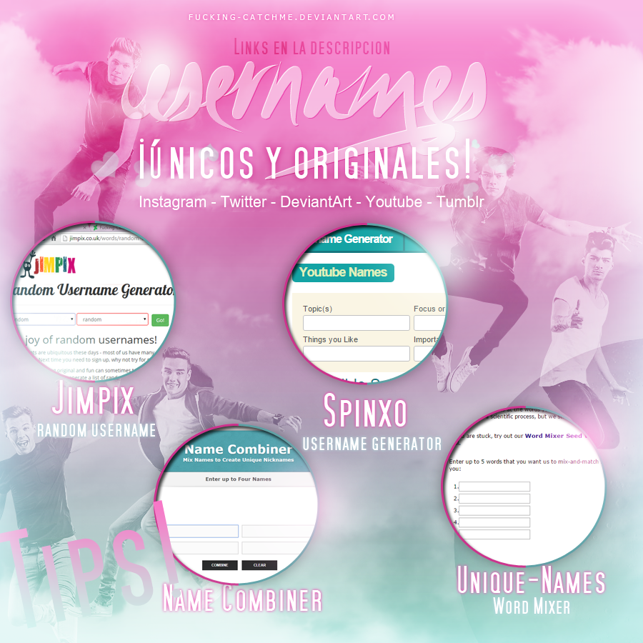 #USERNAMES{Unicos y Originales}