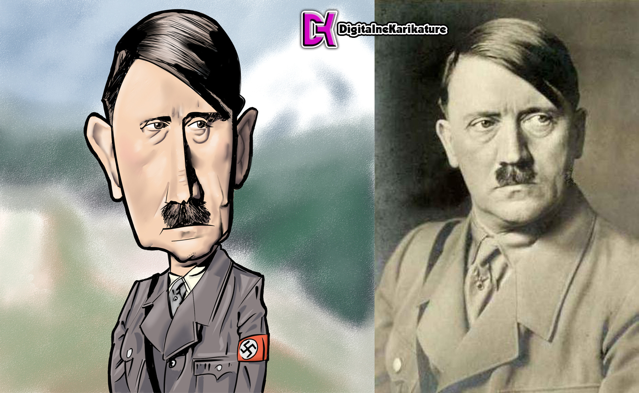 Adolf Hitler Caricature color by VampirGoth on DeviantArt Adolf Hitler Caricature color by VampirGoth on DeviantArt