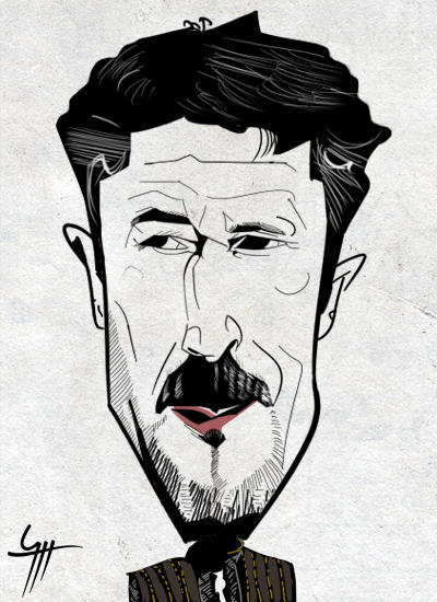 Caricature Aidan Gillen as Petyr Baelish