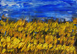 Northumbrian wheatfield by davepuls