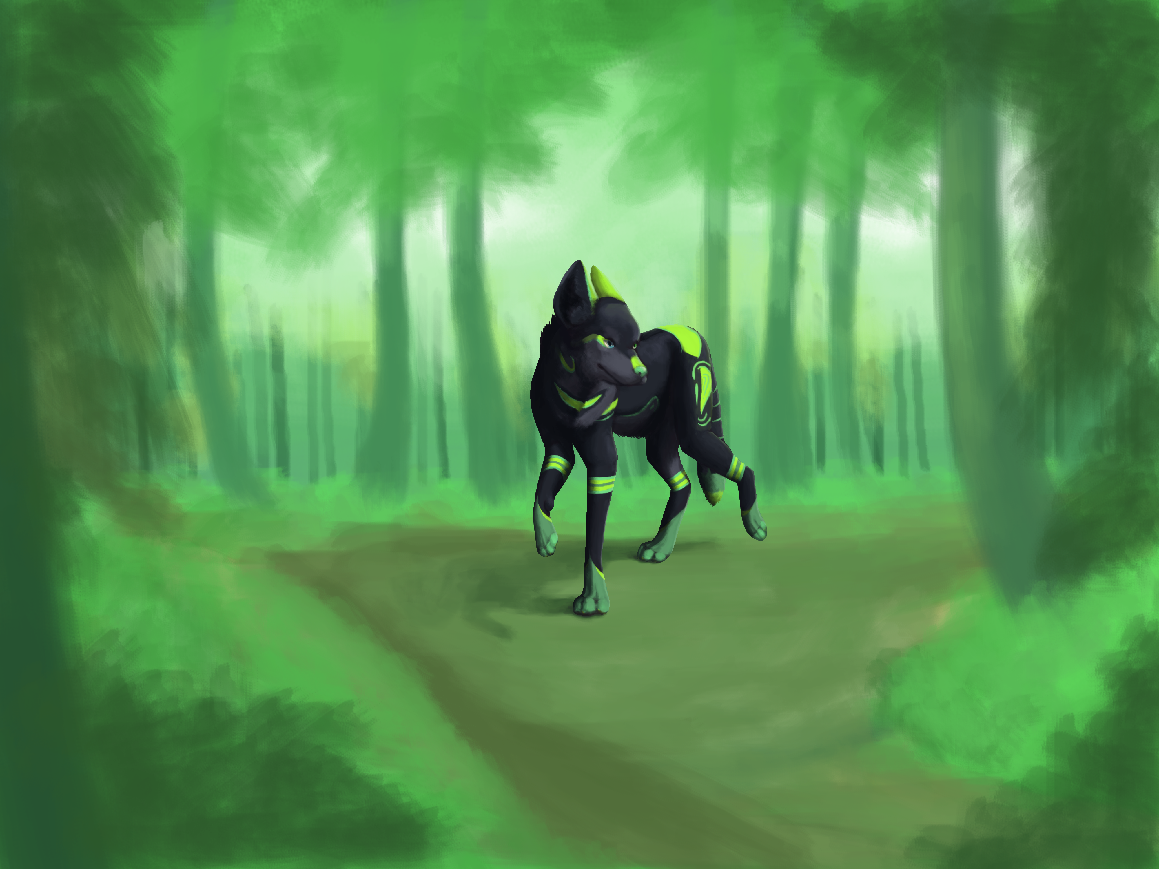 [Art Trade] Forest Path