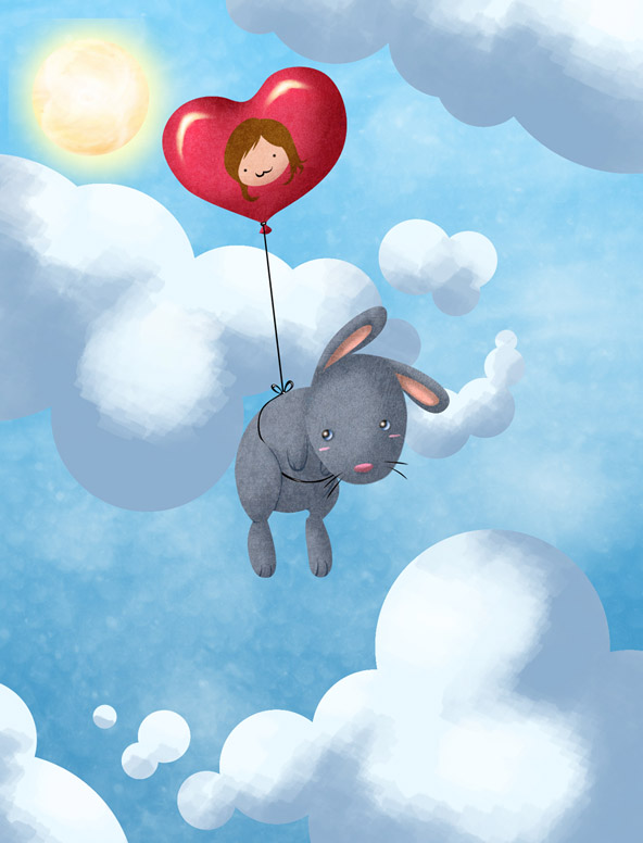 Bunny in the sky D: