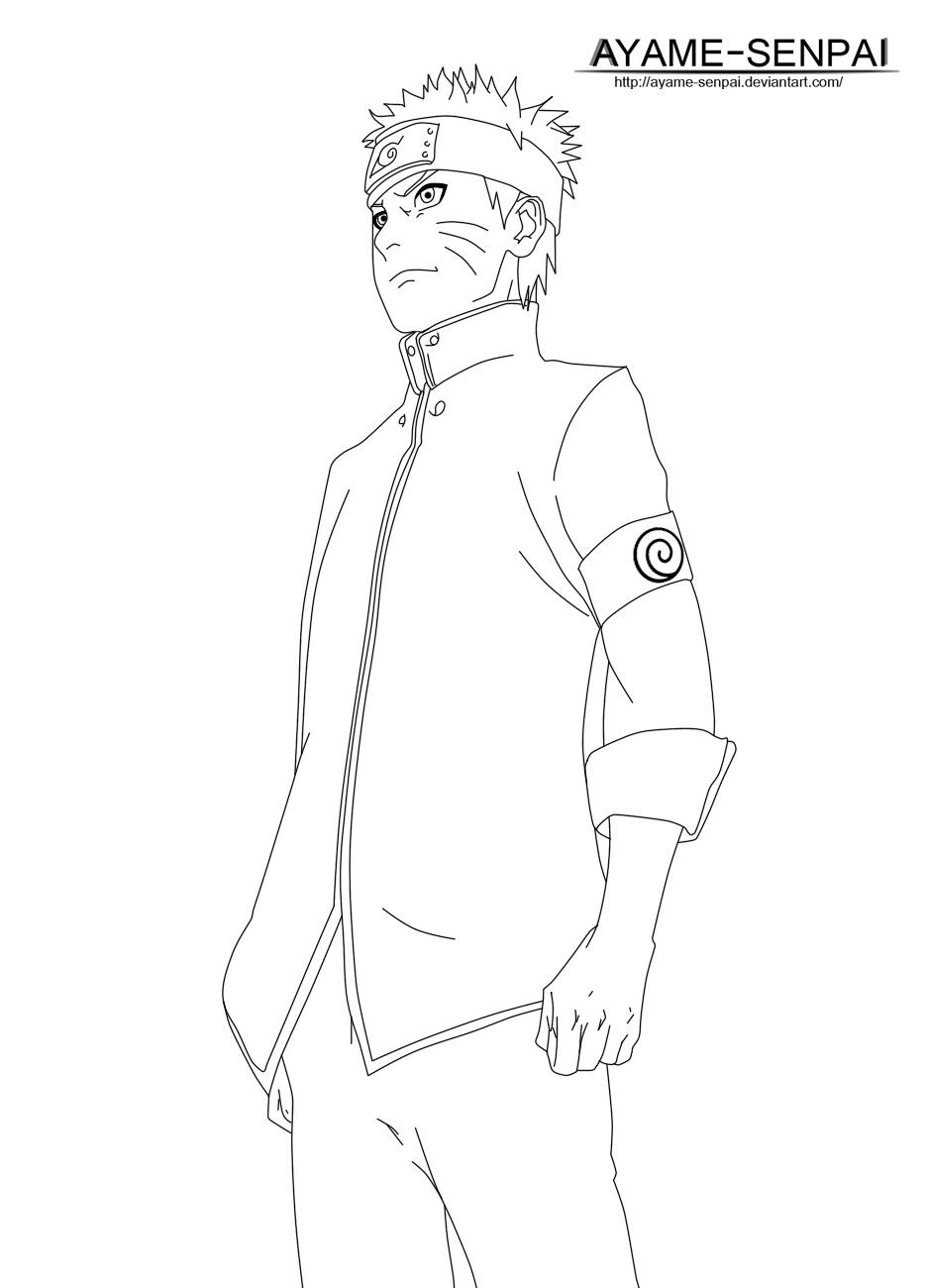 Naruto The Last Lineart By Ayame-Senpai On Deviantart