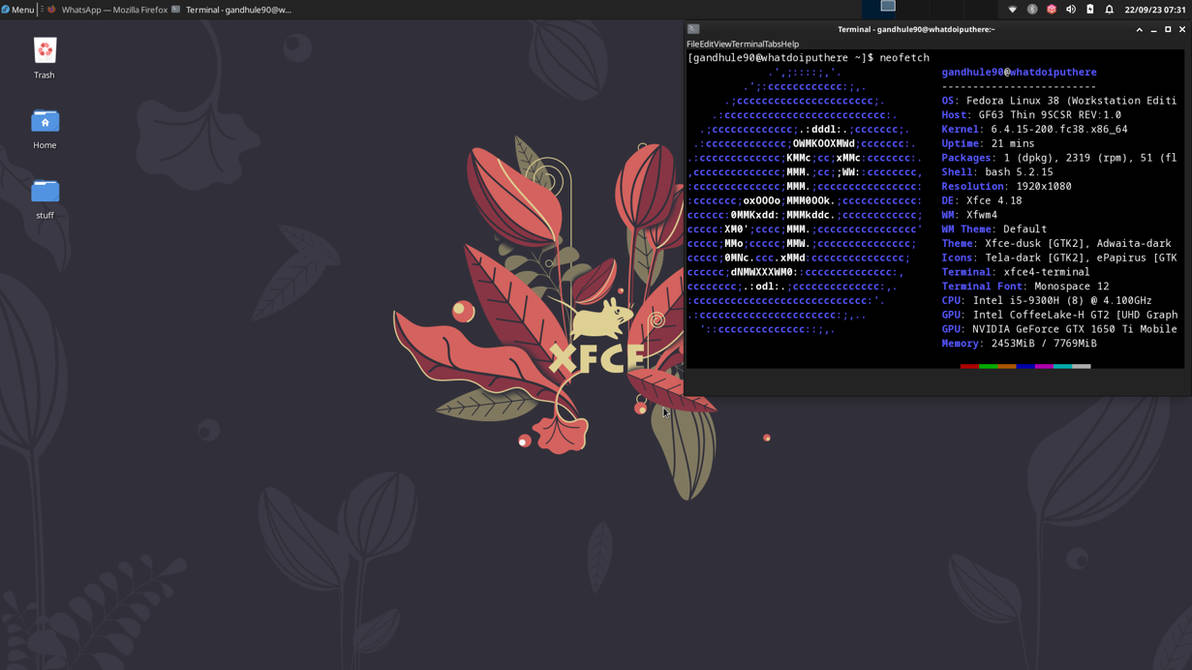 Linux XFCE by gan138aad on DeviantArt