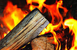 Logs On The Fire