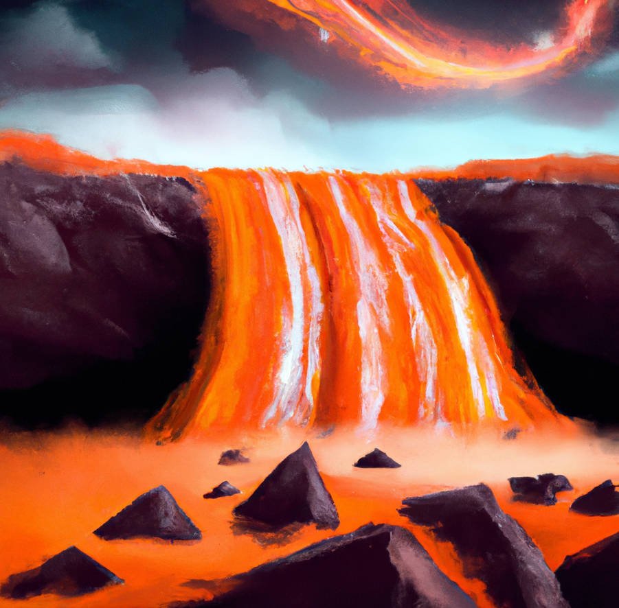Lavafall by avyukt711 on DeviantArt