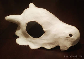 Cubone skull helmet