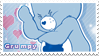 Grumpy Bear Stamp