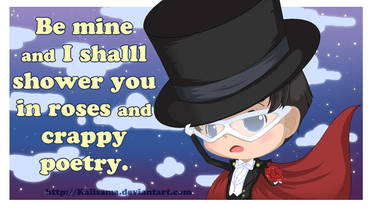 Tuxedo Mask V-day Card