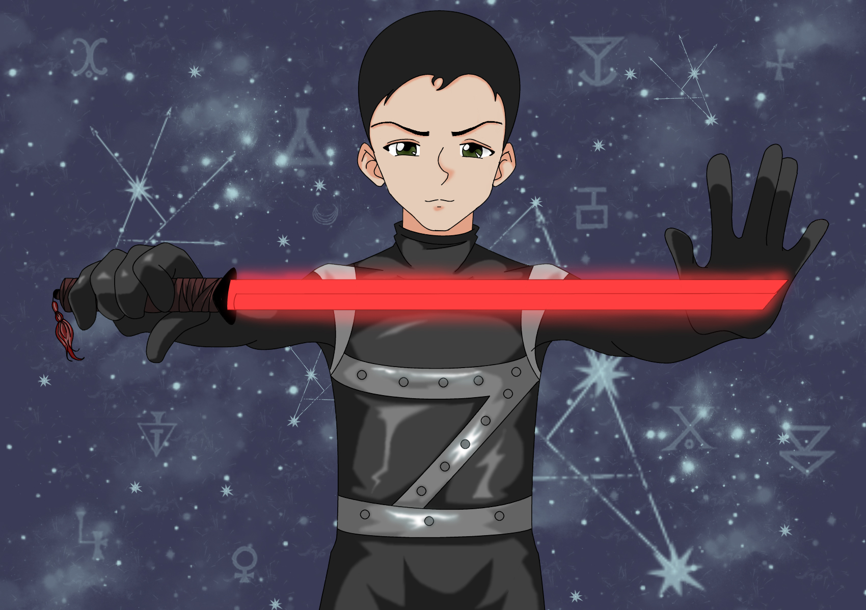 Tetsuya with sword