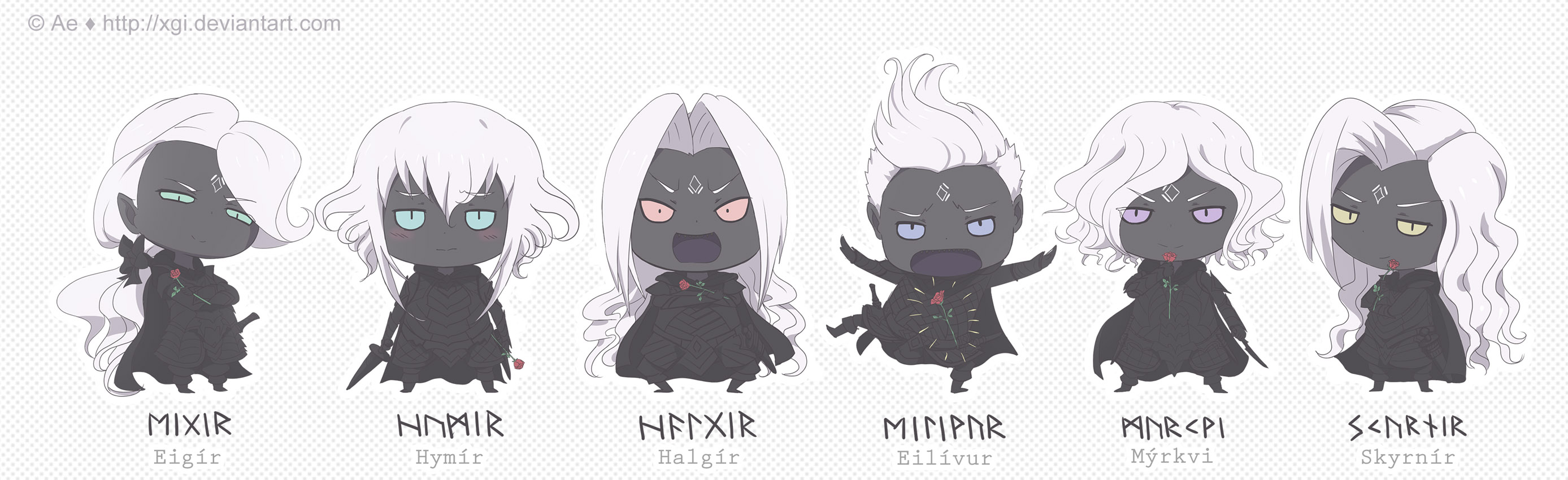 Chibi - Obsidians - Dbephae