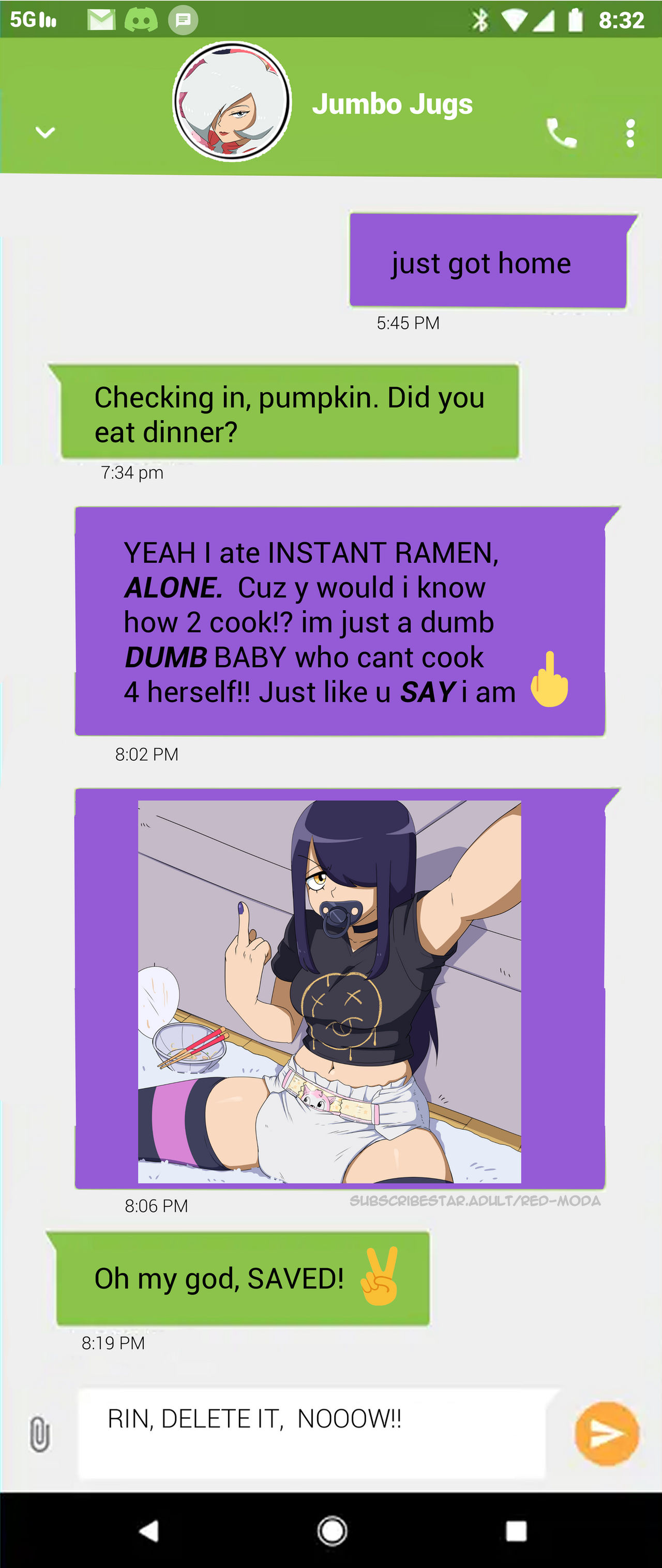 Deviantart Red Texting Mona Texting Mommy by RED-MODA on DeviantArt