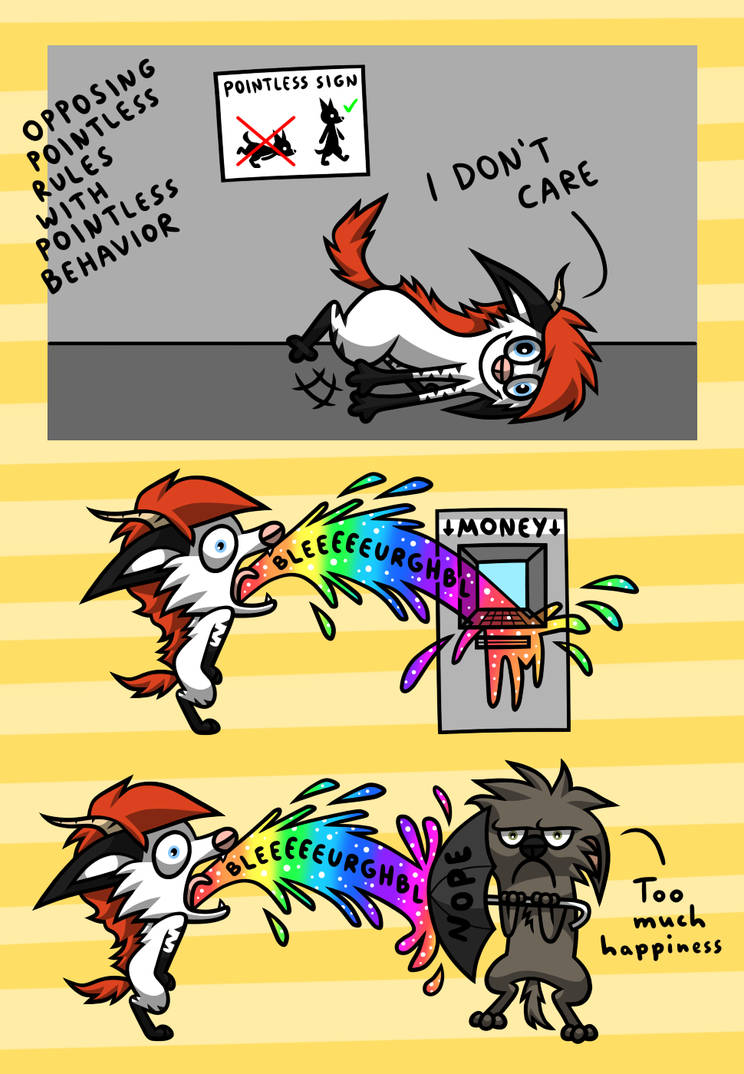 Opposing pointless rules with pointless behavior by AnimaruLunaris on ...