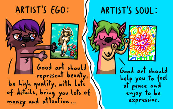 How to transcend the artist's ego