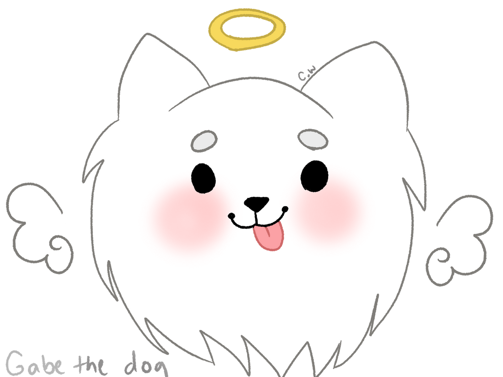 Rip Gabe The Dog by vanillaswirll on DeviantArt