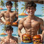 Here is Bruno the food waiter - a total extrovert