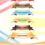 Theme Colored Banner Set