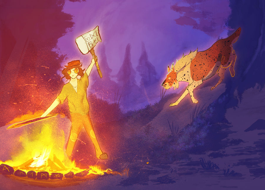 Forging Inside Forest the forge in the forest by the7eventhrider on DeviantArt