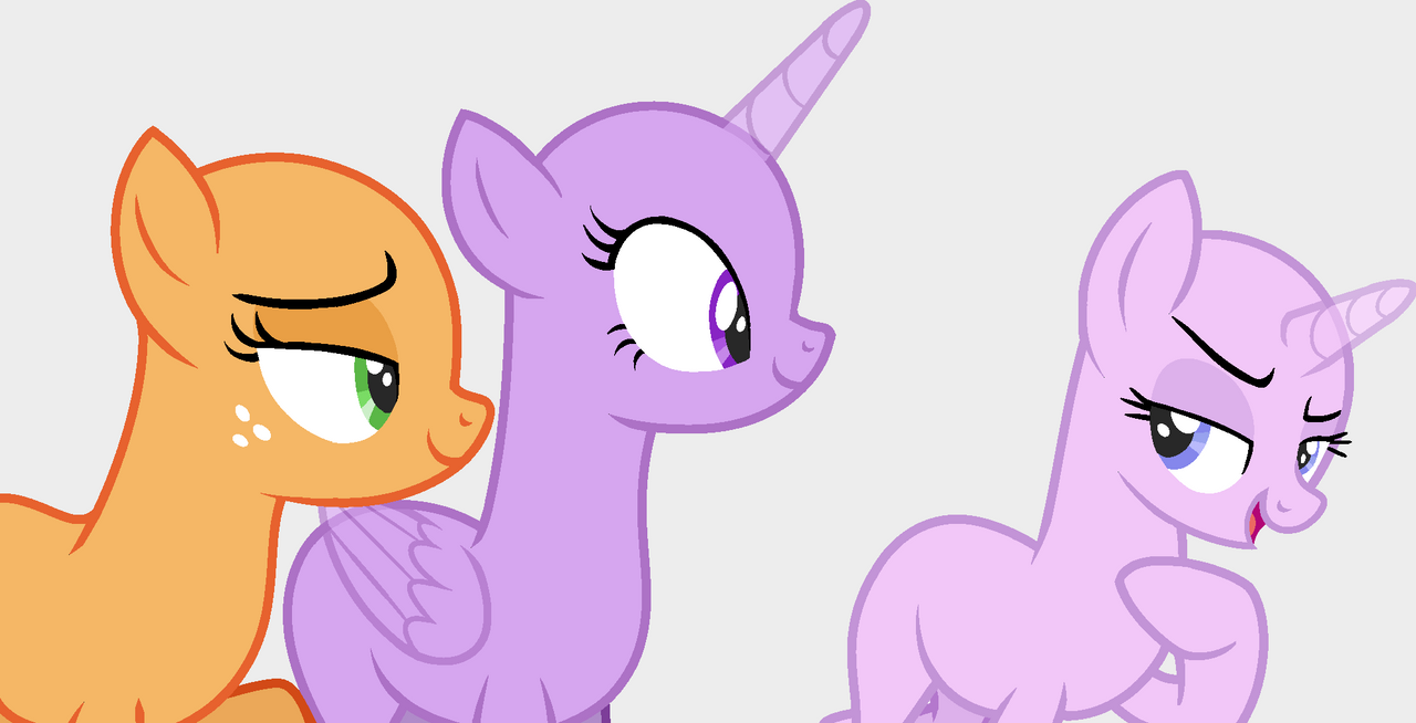 MLP FIM Base- don't push it by escence-romy on DeviantArt