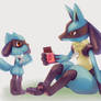 [SAI] Lucario and Riolu