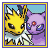 Jolteon+ Espeon Icon