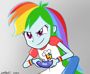 Rainbow Dash Gaming (EG: Rainbow Rocks)