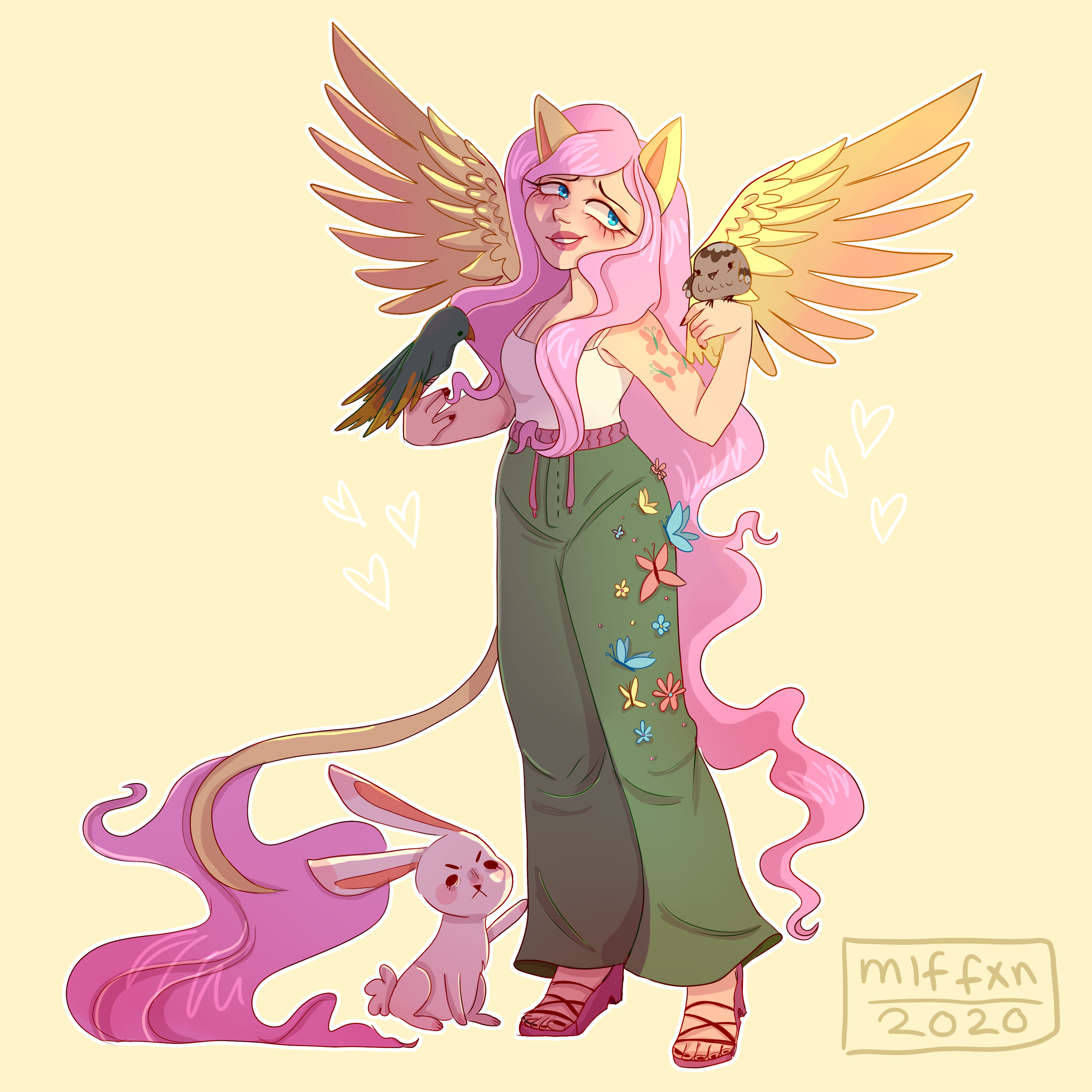 Flutterfly Human HUMAN FLUTTERSHY (redesign series) by Miffxn on DeviantArt