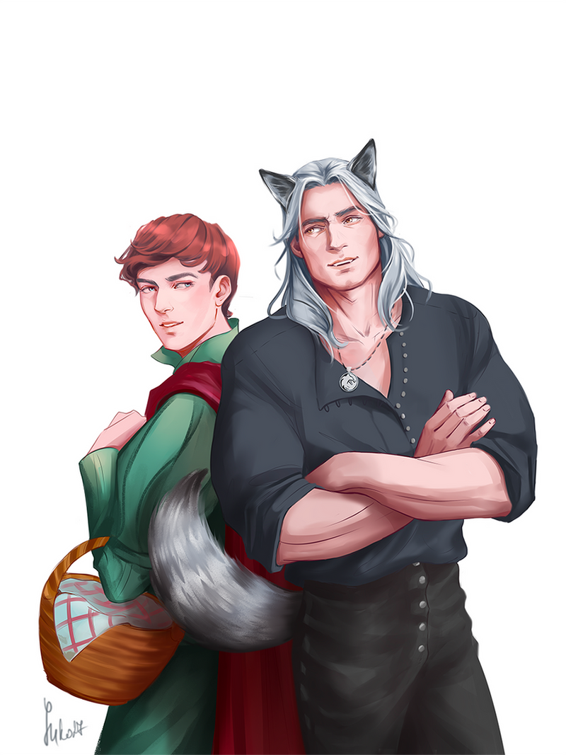 Geralt and Jaskier by YuKo27 on DeviantArt