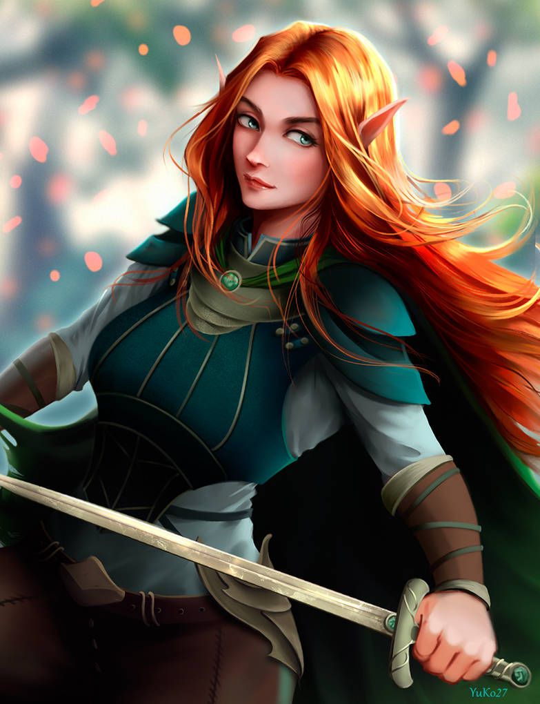 Wood Elf Ranger by YuKo27 on DeviantArt