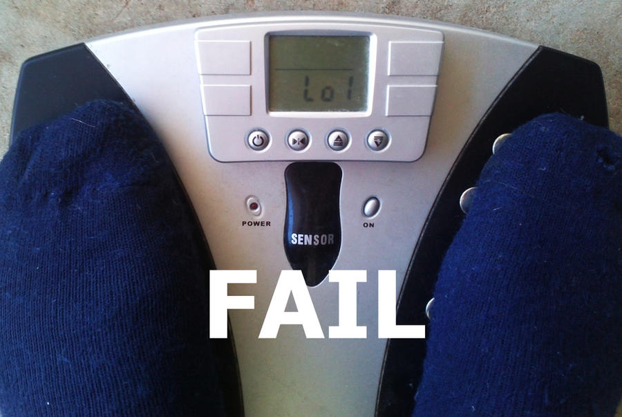 Weight Scale Photo Fail fail - scales have a sense of humour too by devilsreject1983 on DeviantArt