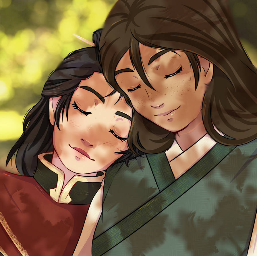 Kyoshi and Rangi by JulianaKorner on DeviantArt