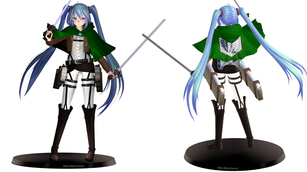 MMD: New comer: Shingeki no Kyojin: Miku